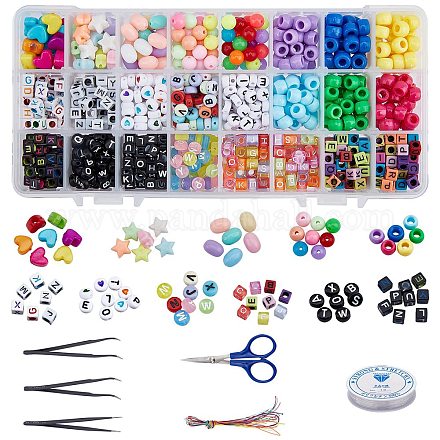 Kits de bijoux élastiques pour enfants bricolage DIY-NB0004-13-1