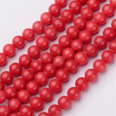 Mashan naturale fili di perle di giada G-K151-10mm-22-1