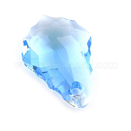 Pendentif en cristal autrichien 6090-16X11MM-202-1
