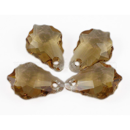 Austrian Crystal Beads Pendant 6090_11x16mm001GSHA-1