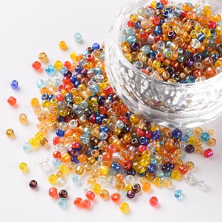 Perles de rocaille en verre rondes SEED-A007-2mm-1