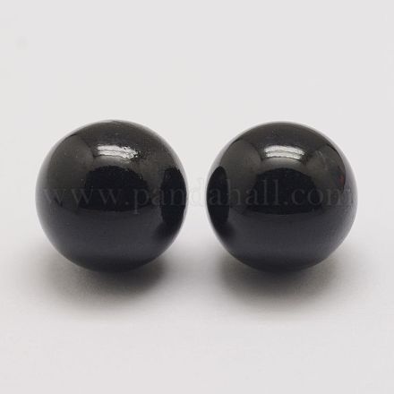 Perles de boule ajustement pendentif de cage en laiton KK-E736-14mm-07-1