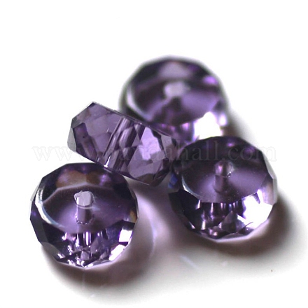 Imitation Austrian Crystal Beads SWAR-F078-4x8mm-26-1
