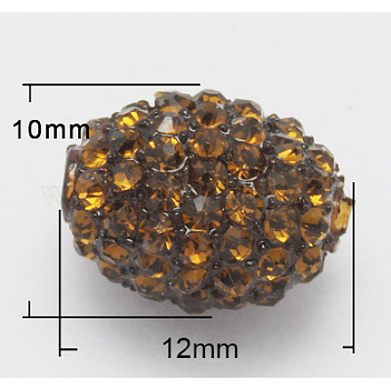 Abalorios de resina de Diamante de imitación RESI-Q018-6-1