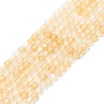 Chapelets de perles de citrine naturelle G-P457-B01-05-1