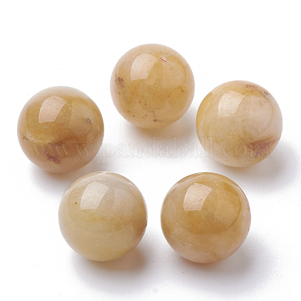 Perle naturali giada gialla G-S289-19-10mm-1