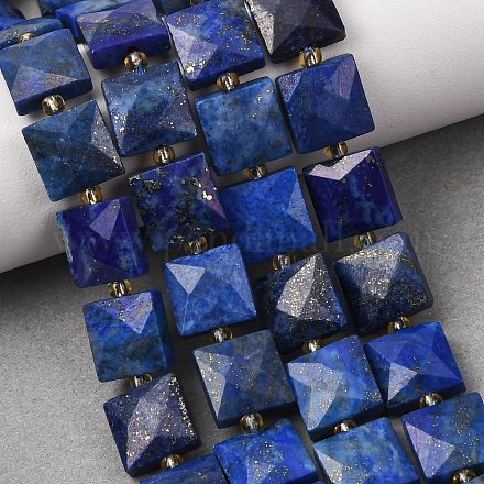 Natürlicher Lapislazuli Perlenstränge&nbsp;G-F839-A34-01-1
