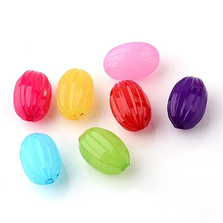 Imitation Jelly Acrylic Beads JACR-Q043-M-1