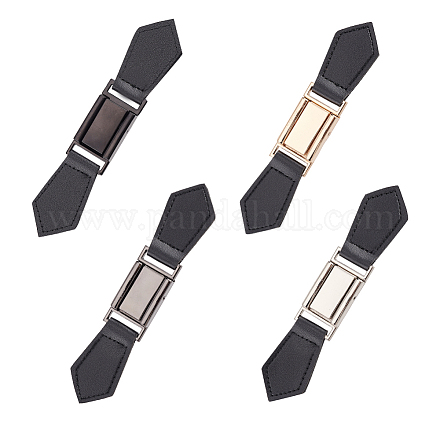 4 комплект пряжек из искусственной кожи 4 цветов FIND-FG0002-29-1