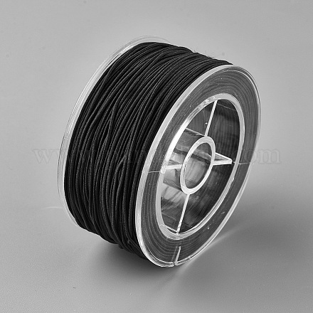 Elastic Polyester Cord X-EW-WH0007-04-1