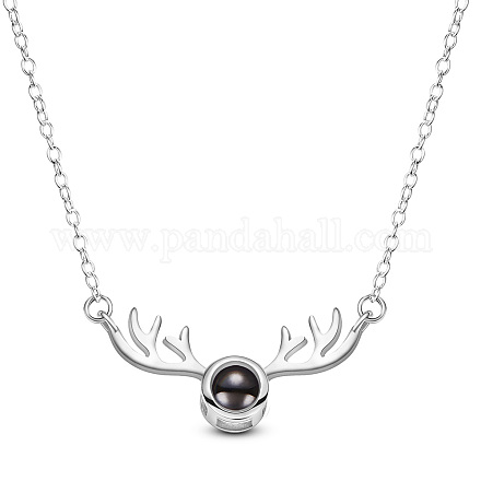 Shegrace 925 collares con colgante de plata esterlina JN842A-1