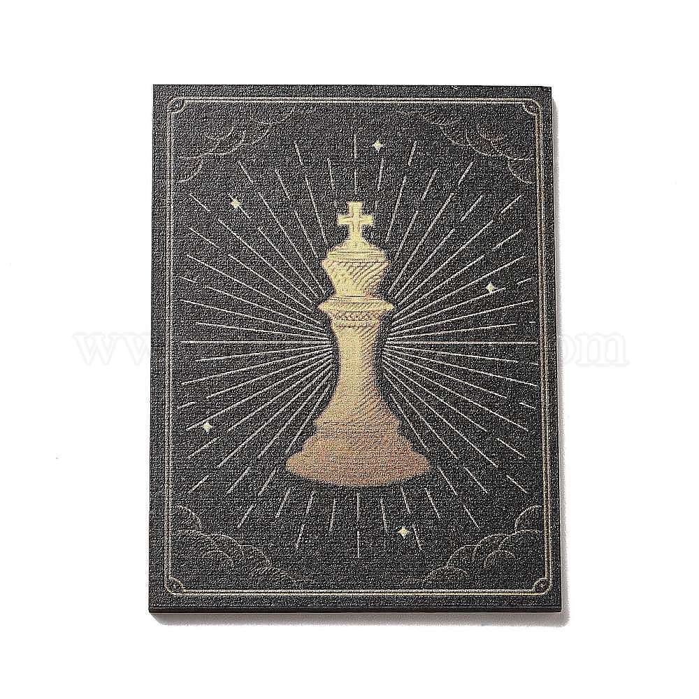 Support En Bois Sculpté Pour Cartes De Tarot – Motif Champignon, Lune Et étoile – Avec Fente Bougie – Déco ésotérique Et Pratique
