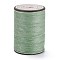 Round Waxed Polyester Thread String, Micro Macrame Cord, Twisted Cord, for Leather Sewing Stitching, Dark Sea Green, 0.8mm, about 54.68 Yards(50m)/Roll