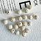Synthetic Howlite Beads, for Jewelry Making, Floral White, Pumpkin, 11mm, Hole: 2mm