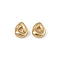 Brass Beads, Nuggets, Real 18K Gold Plated, 6.5x5.5x1.5mm, Hole: 1.5mm