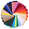 Jean Cloth Iron On Patches, Costume Accessories, Appliques, Mixed Color, 125x95x0.4mm, 29colors/set