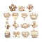 Opaque Resin Cabochons, Mixed Colors, Mixed Shapes, 9.5~18.5x9~16x4~7mm