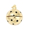 Brass Micro Pave Cubic Zirconia Locket Pendants, with Enamel, Lead Free & Cadmium Free, Long-Lasting Plated, Round, with Jump Ring, Real 18K Gold Plated
