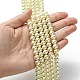 Eco-Friendly Glass Pearl Bead Strands X-HY-A008-8mm-RB003-4