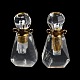 Pendentifs de bouteille de parfum en cristal de quartz naturel G-A026-13B-1