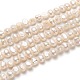 Fili di perle di perle d'acqua dolce coltivate naturali PEAR-L033-42A-1