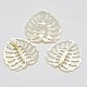 Natural Mother of Pearl Shell Pendants SSHEL-L002-09-1