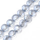 Placcare trasparente perle di vetro fili EGLA-N002-38-F04-1