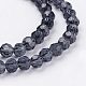 Glass Beads Strands EGLA-J042-4mm-03-3