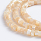 Fili di perle di conchiglia trochid naturale / trochus SSHEL-L016-13B-2