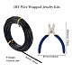 DIY Wire Wrapped Jewelry Kits DIY-BC0011-81G-01-2