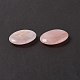 Piedras de palma de masaje curativo de cuarzo rosa natural G-E579-03I-5