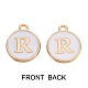 Golden Plated Alloy Charms ENAM-SZ0001-25A-R-2