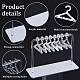 CRASPIRE 2 Sets 2 Styles Acrylic Earring Display Stands EDIS-CP0001-08-6