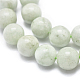 Natural Myanmar Jade/Burmese Jade Beads Strands G-D0001-09-8mm-3