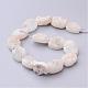 Electroplated Natural Quartz Crystal Beads Strands G-P150-13x18mm-01-2