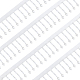 FINGERINSPIRE 3 Yards/2.74m White Pearl Fringe Tassel Trim 44mm Polyester Ribbons Tassel Trim Applique Fringe with Hanging Pearl Beads for Sewing OCOR-FG0001-27-1