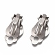 304 Stainless Steel Clip-on Earring Setting STAS-P249-22P-2