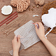 Wadonn DIY 編み物かぎ針編みハンドバッグキット  メッシュプラスチックキャンバスキットショルダーバッグ diy 編み物かぎ針編みクロスバッグ材料手作り巾着ステッチキット diy クラフト刺繍プロジェクト  ペルー DIY-WH0304-670A-3