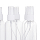 80ml透明ペットプラスチック香水スプレーボトルセット  PPのプラスチック漏斗ホッパーとPEのプラスチックスポイト  丸い肩  透明  128.5x36.5mm  容量：80ミリリットル  32個/セット MRMJ-BC0001-57-5