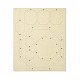 DIY八角形風鈴作りキット  1個の木板入り  1枚のカードの綿糸と1本のプラスチックの編み針  クラフトを描く子供たちのために  ミックスカラー  糸と針：ランダムな色 DIY-A029-02-4