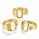 (vendita di fabbrica di feste di gioielli) anelli per polsini in lega RJEW-S038-195U-G-NR-2
