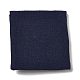 黄麻布の梱包ボタンポーチバッグ  ジュエリー包装用  長方形  プルシアンブルー  9.3x8.5x0.8~1.45cm AJEW-Z015-02E-4