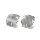 304 Stainless Steel Stud Earring Findings STAS-Q225-06A-1