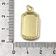 Латунные микро проложить кубического циркония подвески KK-C090-16G-3