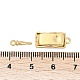 Застежки латунные коробки KK-P291-39G-4