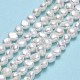 Fili di perle di perle d'acqua dolce coltivate naturali PEAR-A005-07F-01-2