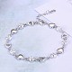 Романтические браслеты из стерлингового серебра BJEW-BB30890-4