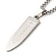 304 Stainless Steel Pendant Necklaces NJEW-H015-01P-3