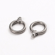 304 Stainless Steel Toggle Clasps Parts STAS-D142-04B-P-2