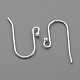 Crochets d'oreille en argent sterling X-STER-G011-05-2
